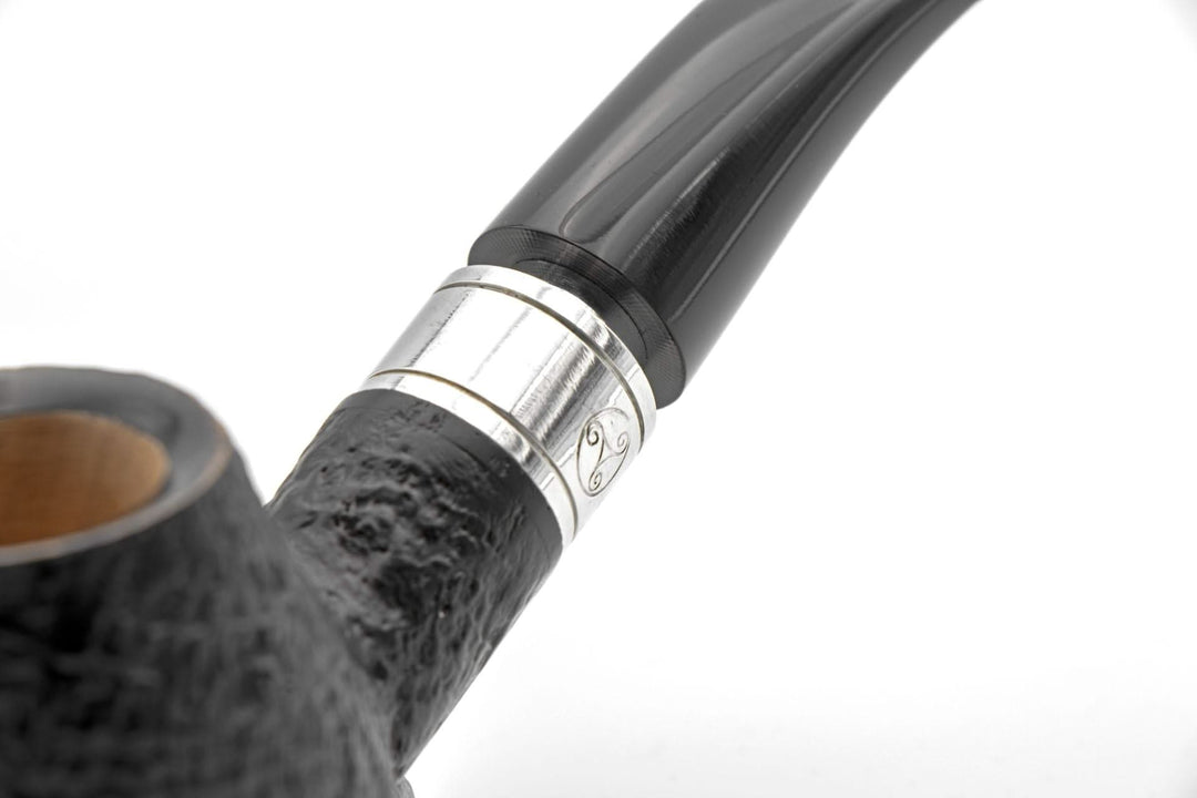 Rattray's Pipe Monarch Sandblast Black 177 - Coutellerie Marcin