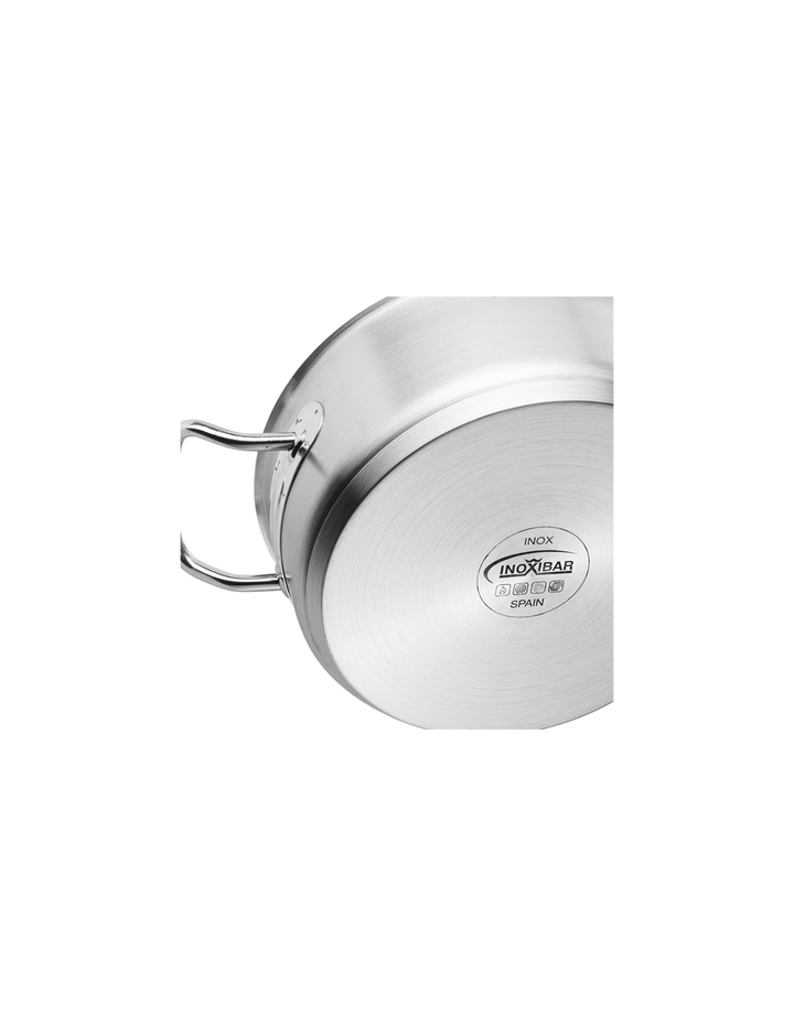 Inoxibar Marmite Diamètre 24 cm , Hauteur 24 cm - Coutellerie Marcin