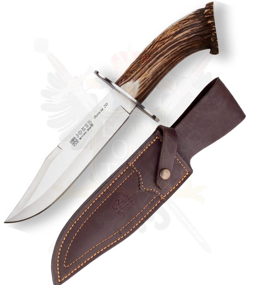 Joker CN100 Bowie 20 , Couteau de chasse - Coutellerie Marcin