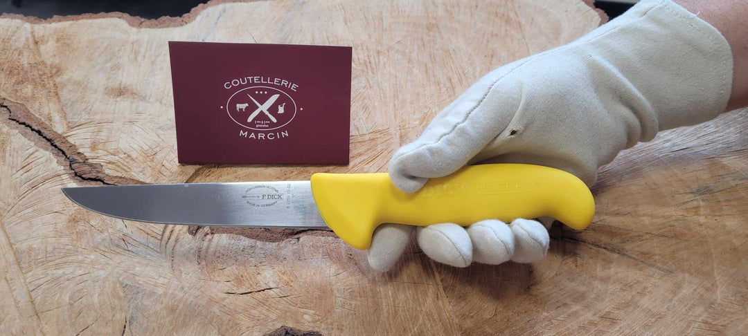 Dick 8.2259.13 Désosseur Jaune Ergogrip - Coutellerie Marcin
