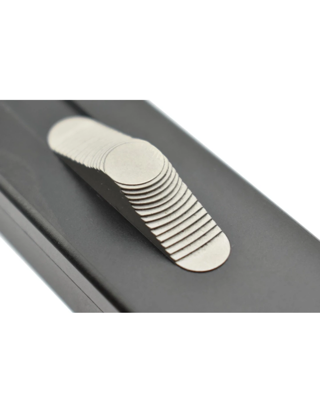 Golgoth G12DT Couteau lame double tranchant acier D2 manche aluminium - Coutellerie Marcin