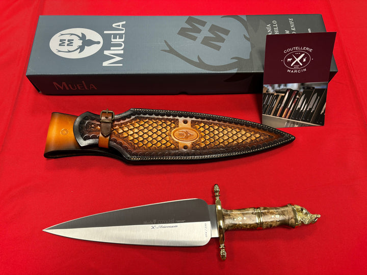 Muela Covarsi-C.TH Couteau de finition, édition limitée, 30e anniversaire. - Coutellerie Marcin