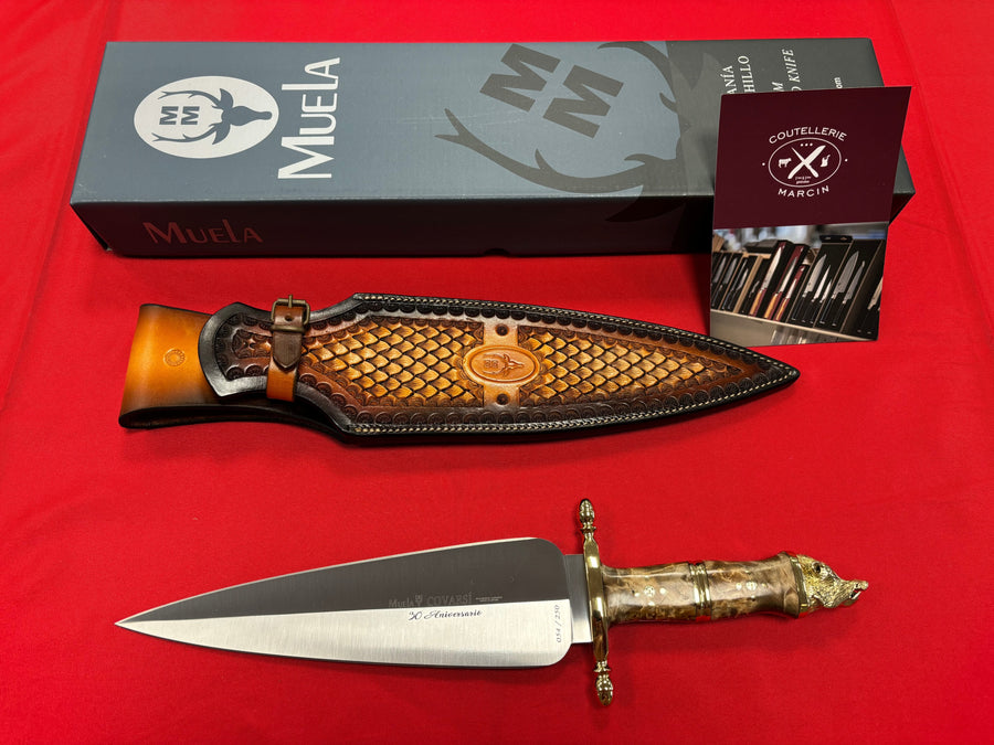 Muela Covarsi-C.TH Couteau de finition, édition limitée, 30e anniversaire. - Coutellerie Marcin