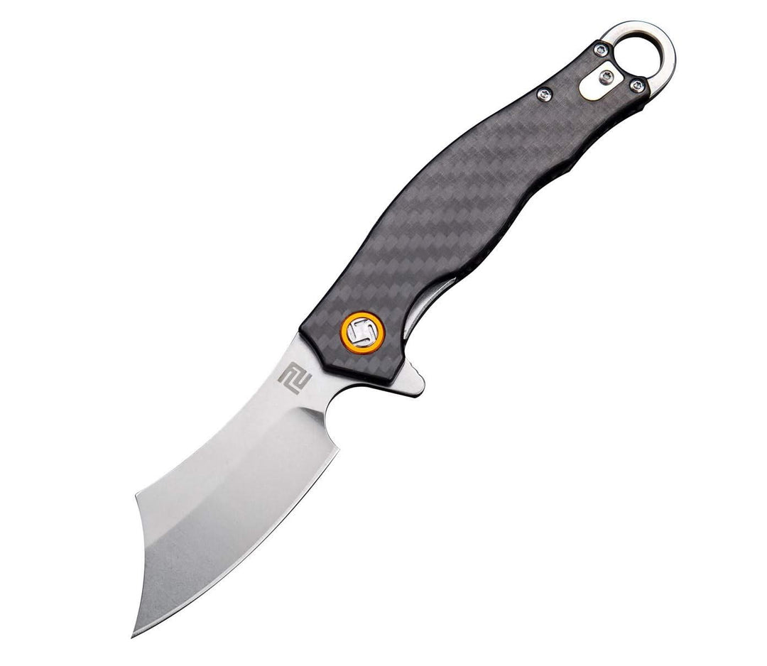 CJRB Corsair D2 Fibre de carbone  ARTC1828P-CF - Coutellerie Marcin