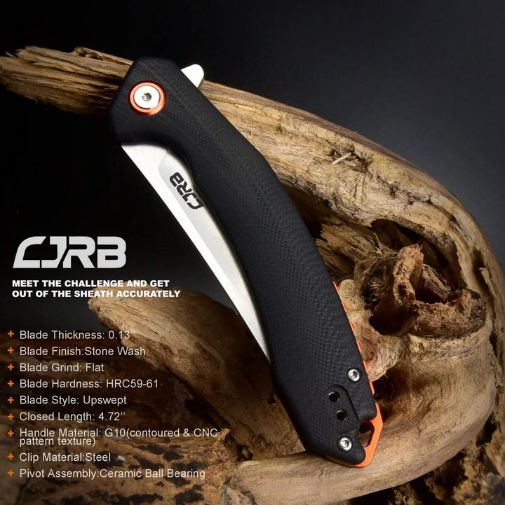 CJRB J1906-BKC Gobi Noir G10 - Coutellerie Marcin