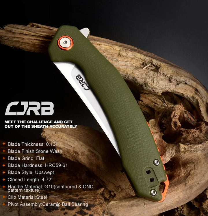 CJRB Gobi G10 Vert  CJRBJ1906-GNC - Coutellerie Marcin