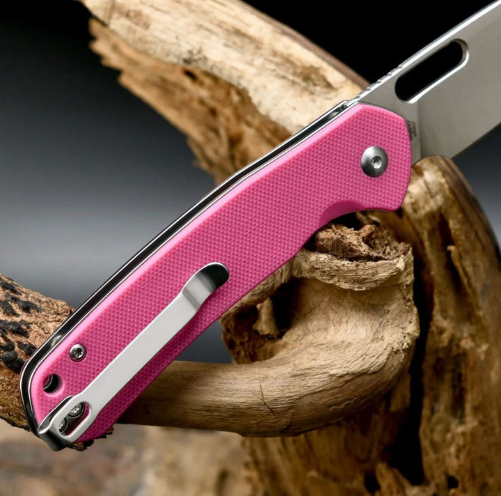 CJRB 1925A-PNK Wharncliffe Pyrite Pink - Coutellerie Marcin