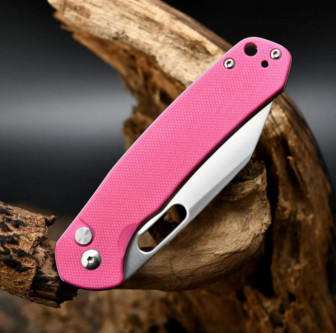 CJRB 1925A-PNK Wharncliffe Pyrite Pink - Coutellerie Marcin