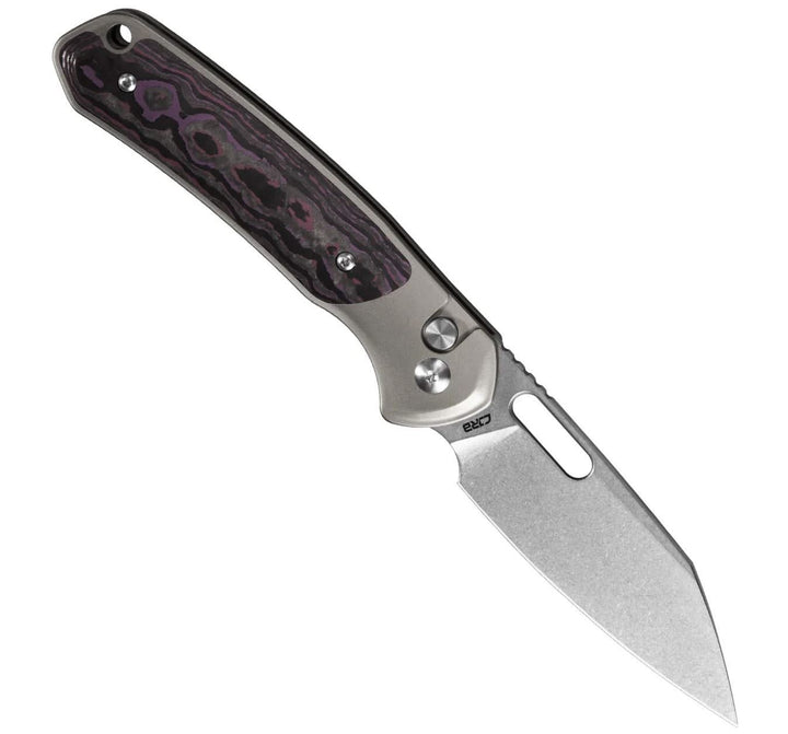 CJRB J1925AT4-PU Aficionado S90V Gris Titane Carbone - Coutellerie Marcin