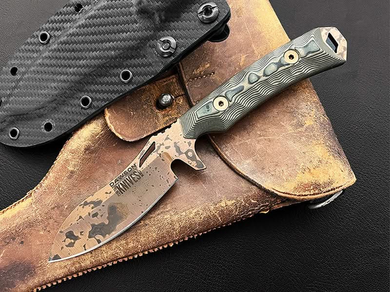 Dawson Harvester Copper, Ultrex Camo - Coutellerie Marcin