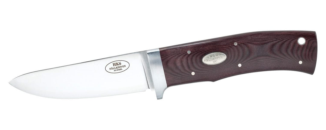 Fallkniven HK6L Hunter Maroon Micarta - Coutellerie Marcin