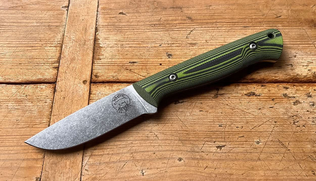 White River Jason Fry Utility Hunter Green/ Black - Coutellerie Marcin