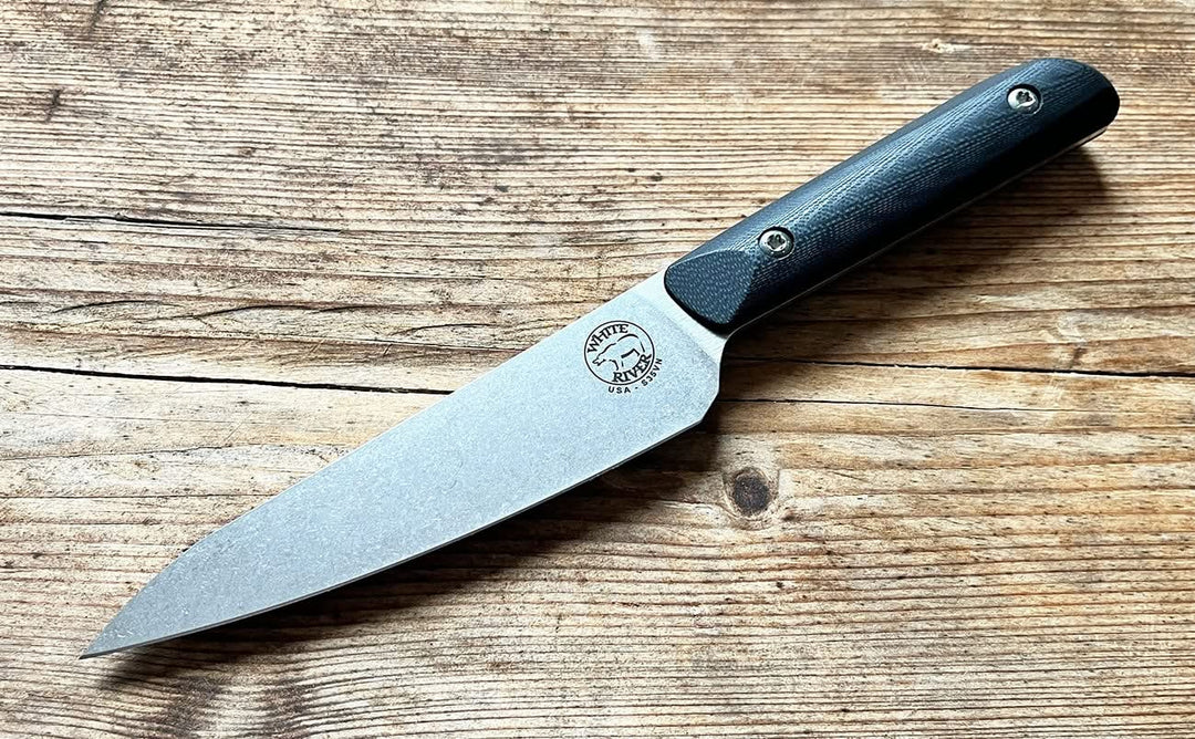 White River WRLMU-GBL Liong Mah Utilitaire, Noir G10 - Coutellerie Marcin