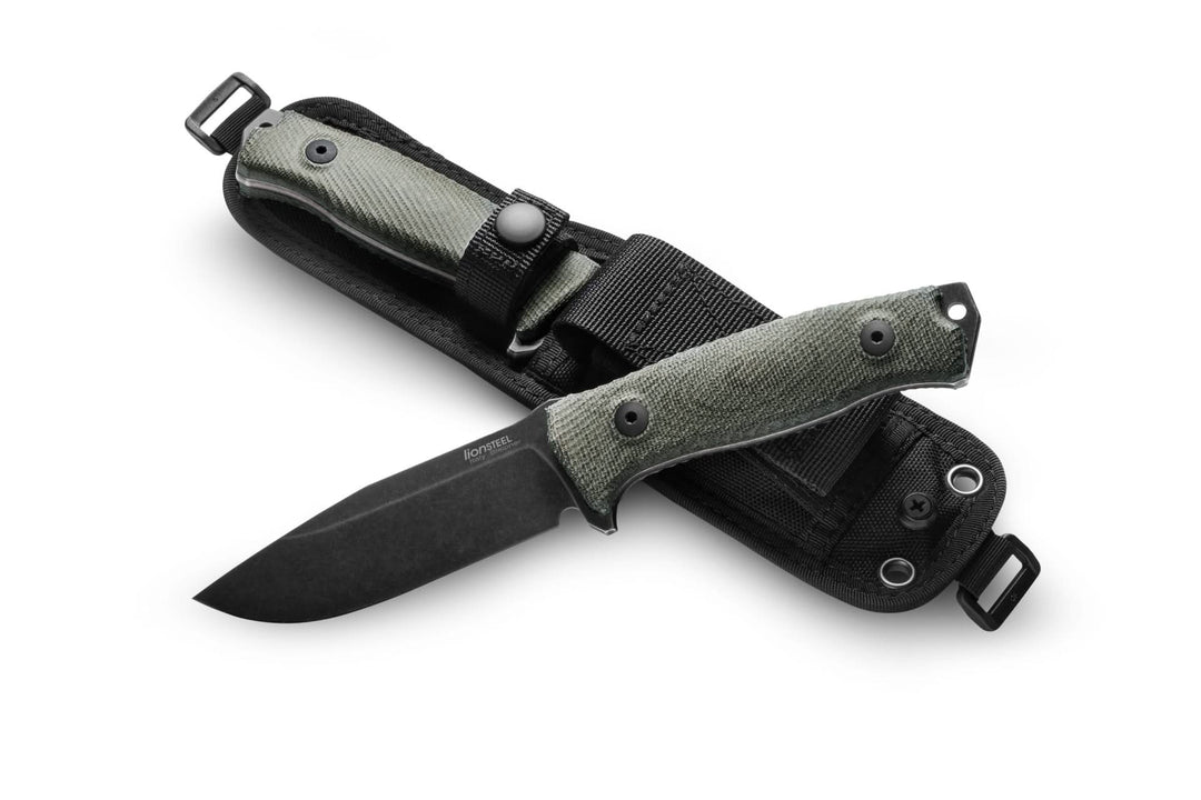 Lionsteel M5B CVG M5 Canvas - Black blade - Coutellerie Marcin