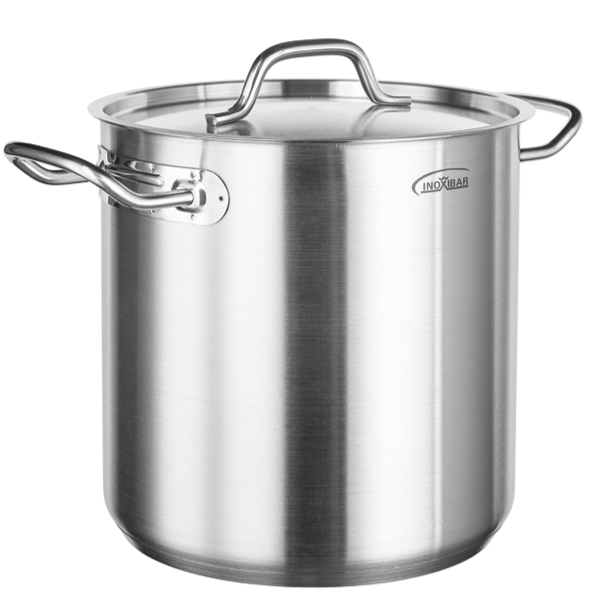 Inoxibar Marmite Diamètre 20 cm , Hauteur 20 cm - Coutellerie Marcin