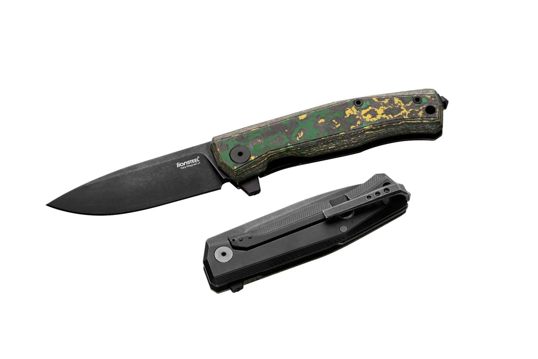Lionsteel MT01MCTS Myto MagnaCut - Toxis Stone FatCarbon - Coutellerie Marcin