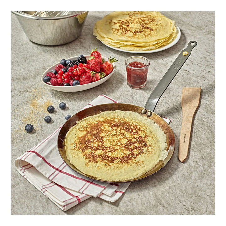 De Buyer 5615.24 Poêle à crêpes en acier MINERAL B - Coutellerie Marcin