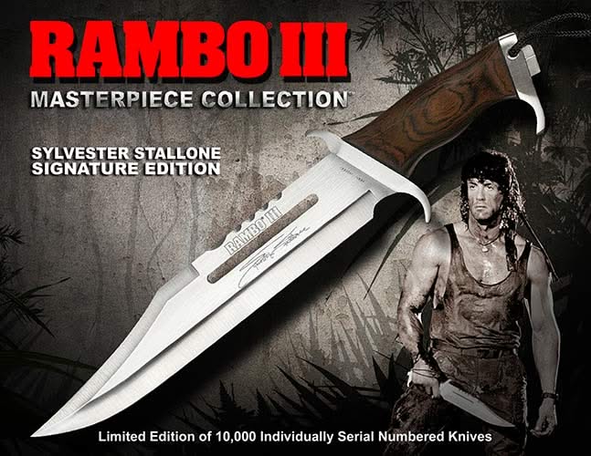 Rambo III Stallone Signature - Coutellerie Marcin