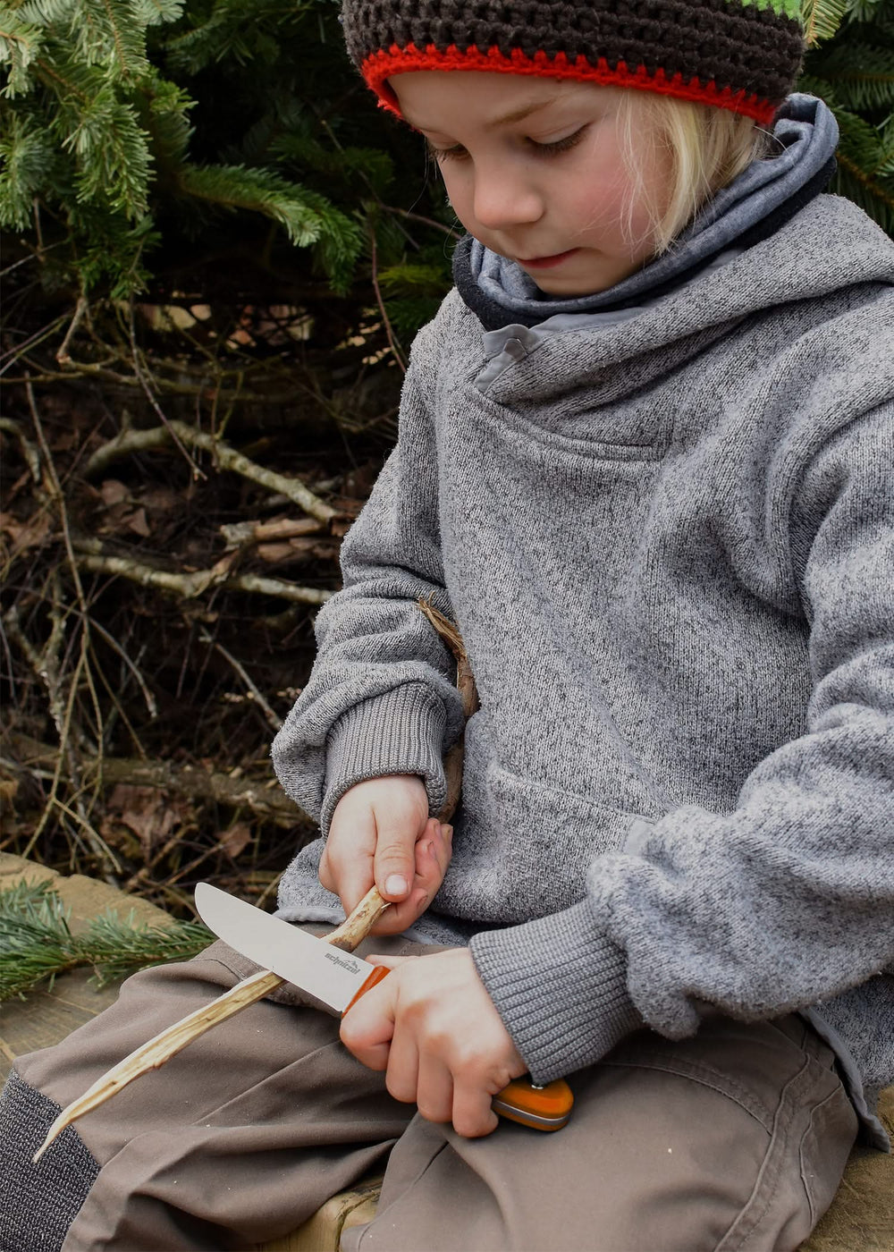 Schnitzel Unu , Couteau à lame fixe - Coutellerie Marcin