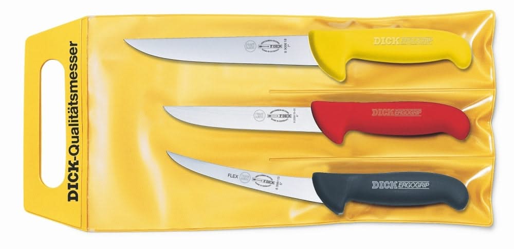 Dick ErgoGrip 8.2551.00 Ensemble de couteaux 3 pcs - Coutellerie Marcin