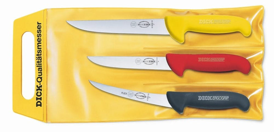 Dick ErgoGrip 8.2551.00 Ensemble de couteaux 3 pcs - Coutellerie Marcin