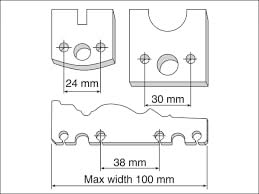 Tormek SVP80 Dispositif pour fer de toupie -