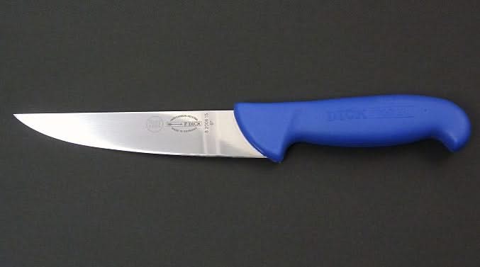Couteau à viande de boucher rigide à saigner 15 cm Dick ErgoGrip 8.2006.15 ( 8200615 ) Qualité Allemande -