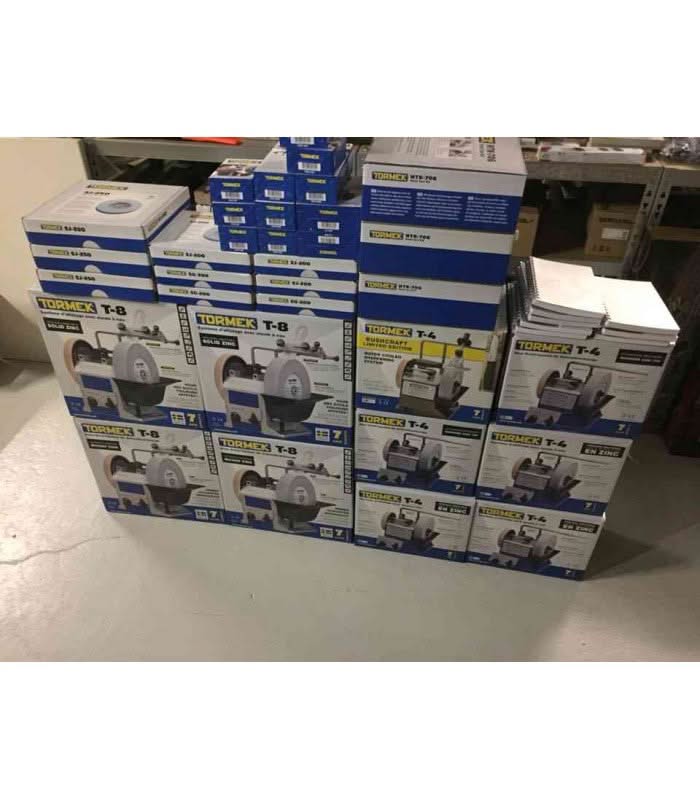 Tormek T-4 ( T4 ) Afilador de agua 220V con cuaderno, manual en francés