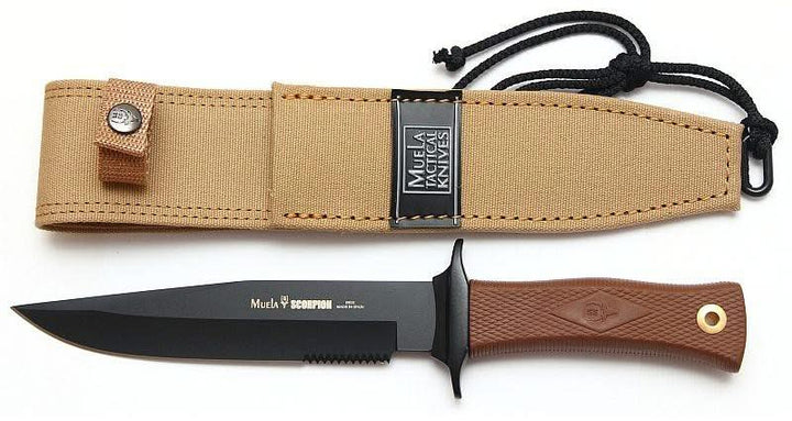 Muela 18NM Scorpion Tactical Lame de 18 cm avec étui cordura -