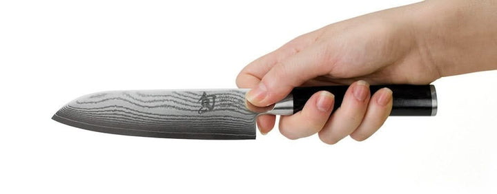 Couteau Japonais Santoku Kai DM-0727 ( DM0727 ) Shun Classic lame de 14 cm Damas -