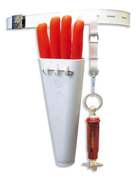 Dick 9202018 Fourreau 4 couteaux + ceinture + lanière fusil -