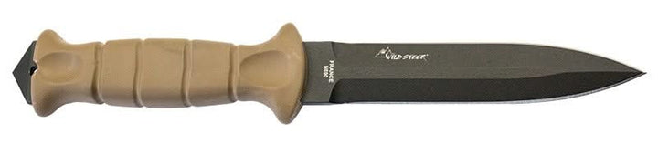 WILDSTEER - WISAS3115 - Dague SAS - Lame 137mm - Manche Tactiprène - Etui POM/Nylon -