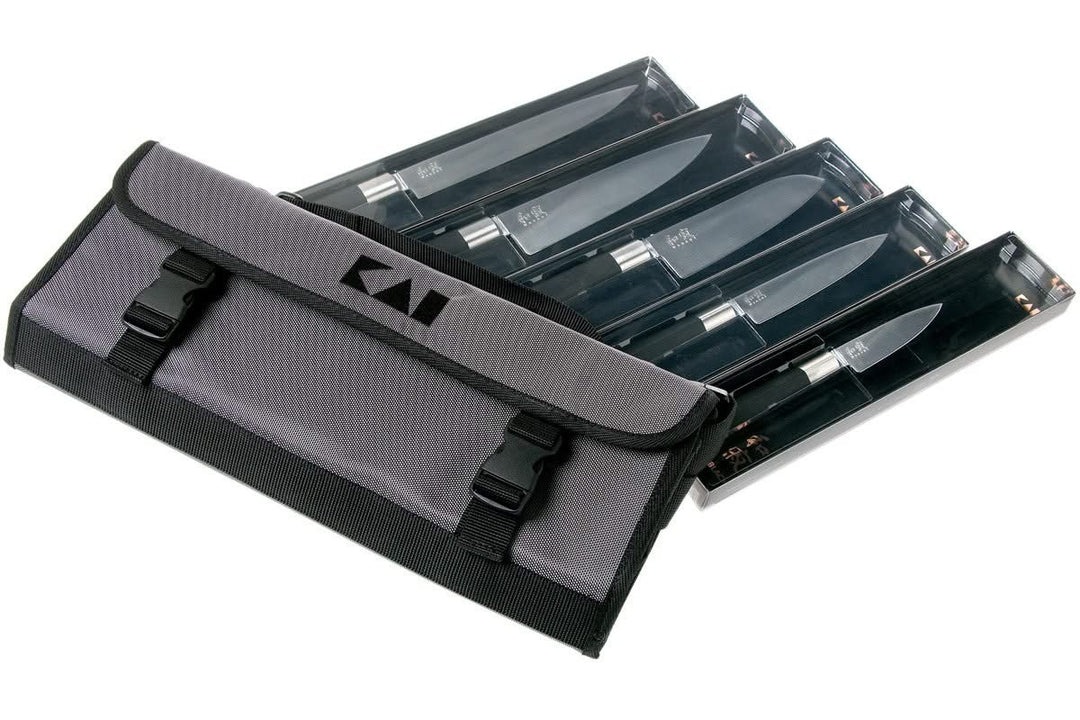 Set Couteaux Japonais Kai DM-0781EU67 ( DM0781EU61 ) Malette 5 couteaux -