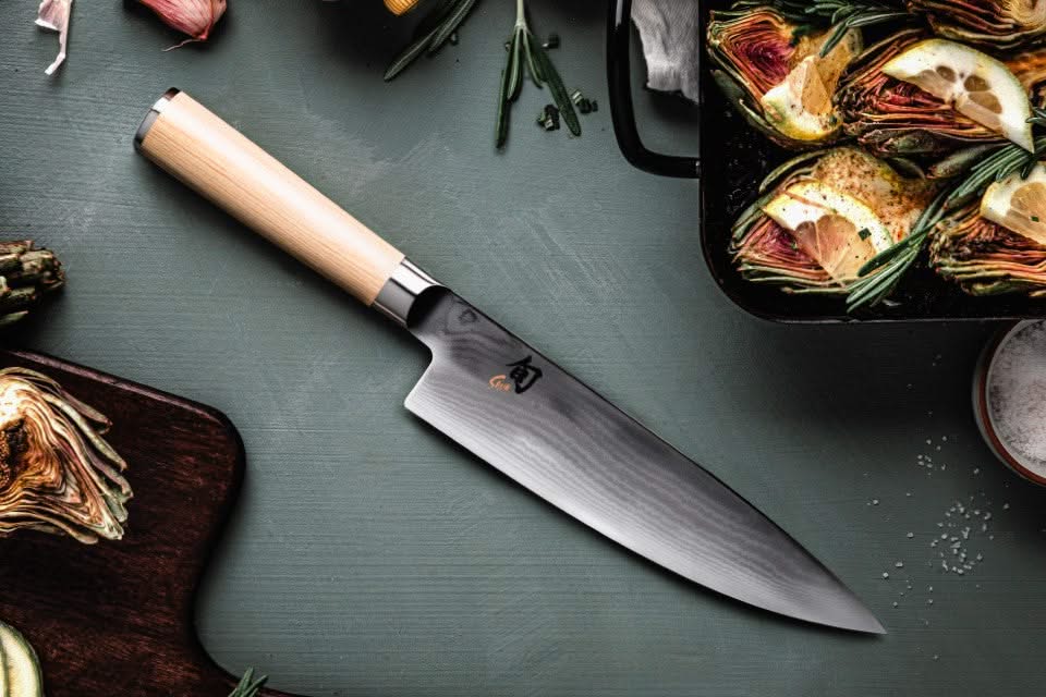 Couteau Japonais Chef Kai DM-0706W ( DM0706W ) Shun Classic White lame damas de 20 cm -