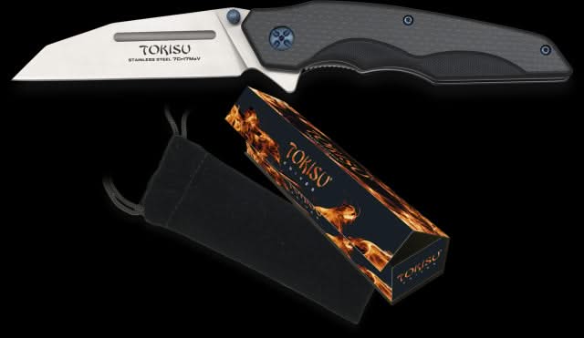 Tokisu 18449 Navaja G10 Lame de 9,5 cm -