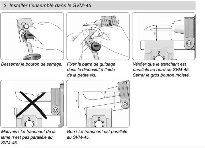 Tormek SVM00 Dispositif pour mini-couteaux -