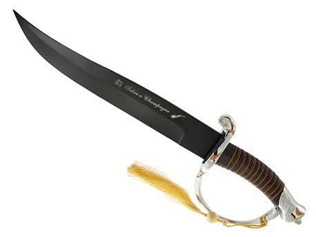 Sabre à Champagne Adola Noir -