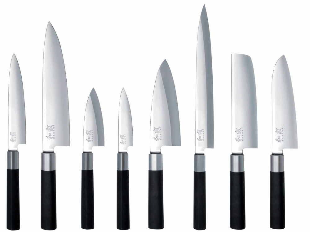 Kai 6799 Porte-couteaux Wasabi avec 8 couteaux -