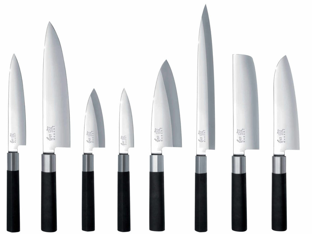 Kai 6799 Porte-couteaux Wasabi avec 8 couteaux -