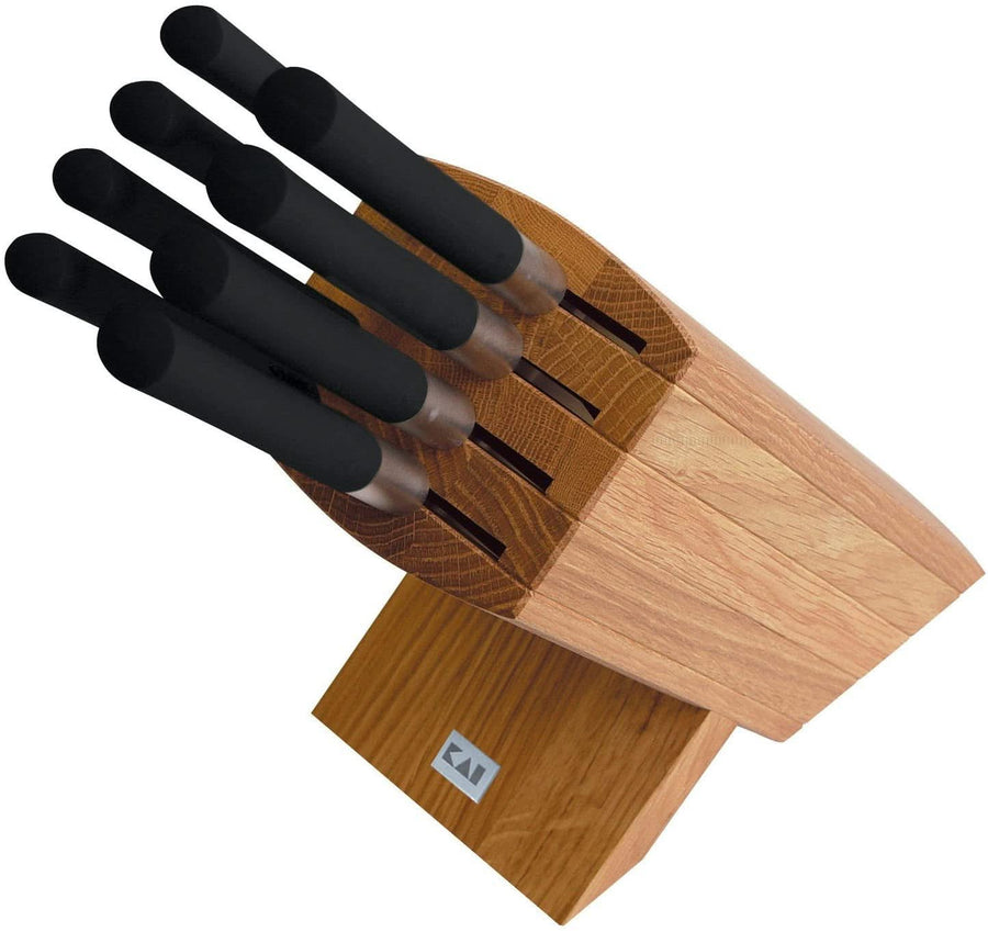 Kai 6799 Porte-couteaux Wasabi avec 8 couteaux -