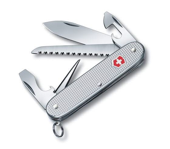 Victorinox 0.8241.26 Farmer Alox Silver -