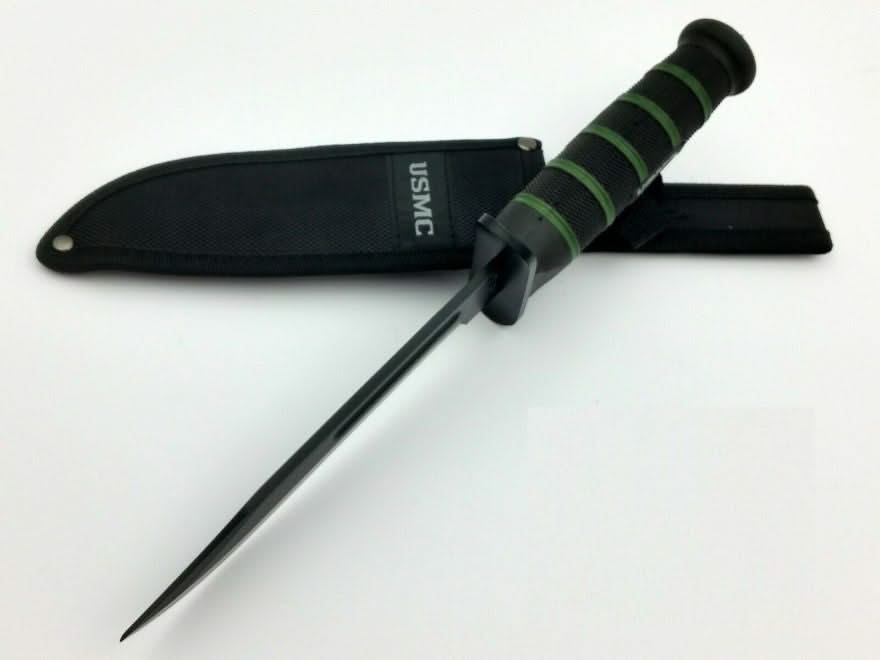 Très beau Couteau fixe United Cutlery UC-3156 ( UC3156 ) Usmc Blackout Militaire -