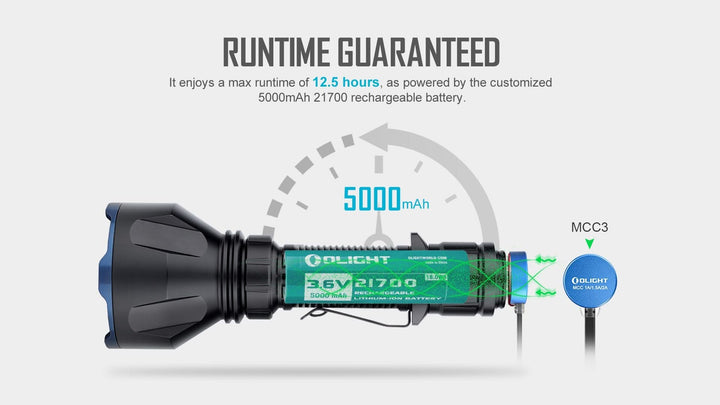 Olight Warrior X Turbo Noir -