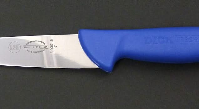 Couteau à viande de boucher rigide à saigner 15 cm Dick ErgoGrip 8.2007.15 ( 8200715 ) Qualité Allemande -