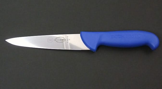 Couteau à viande de boucher rigide à saigner 15 cm Dick ErgoGrip 8.2007.15 ( 8200715 ) Qualité Allemande -
