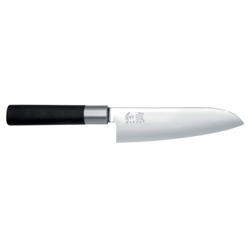 Kai 6716S Wasabi Black Couteau Japonais Santoku lame de 16,5 cm -