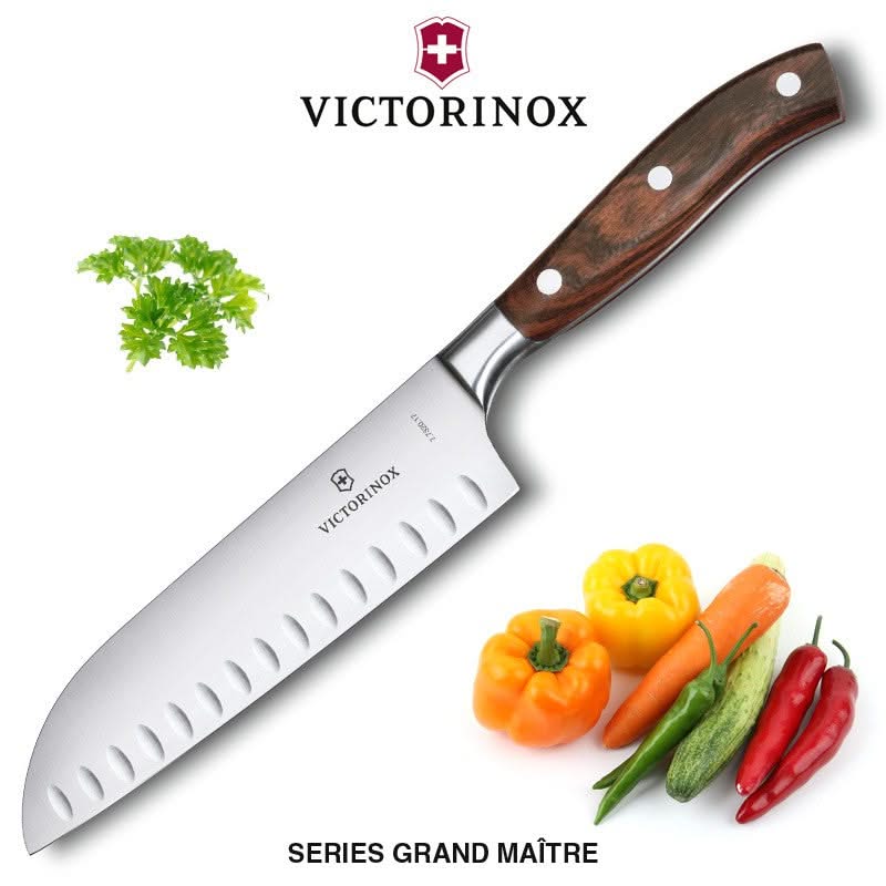 Couteau Santoku Victorinox 7.7320.17G ( 7732017G ) Grand Maître Lame de 17cm -