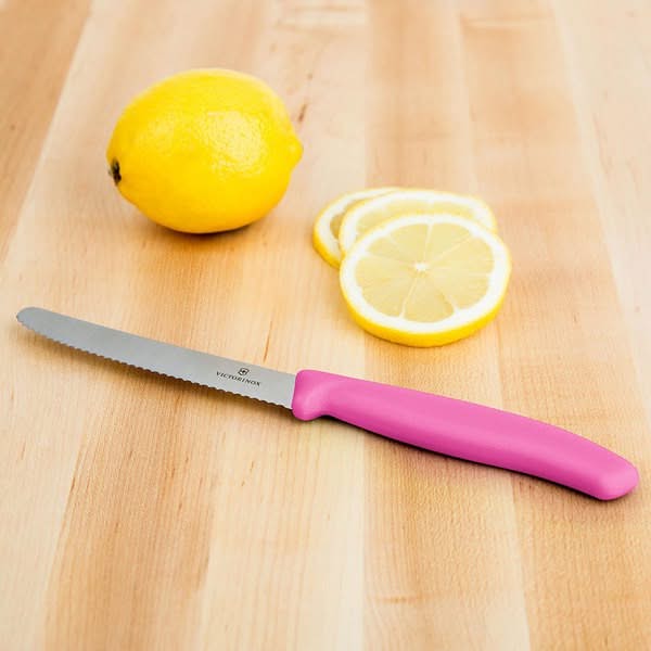Victorinox 6.7836.L115 ( 67836L115 ) Couteaux de table Rose Fushia 2 PCS -