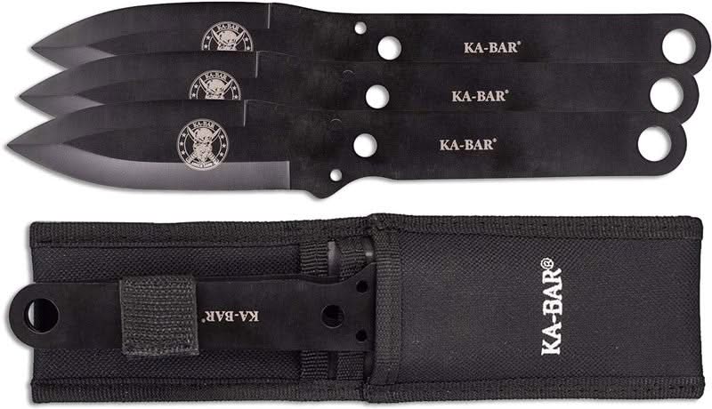 copy of Couteau militaire ou de chasse Ka-Bar 1236 Couteau Bowie avec poignée et manche en cuir -