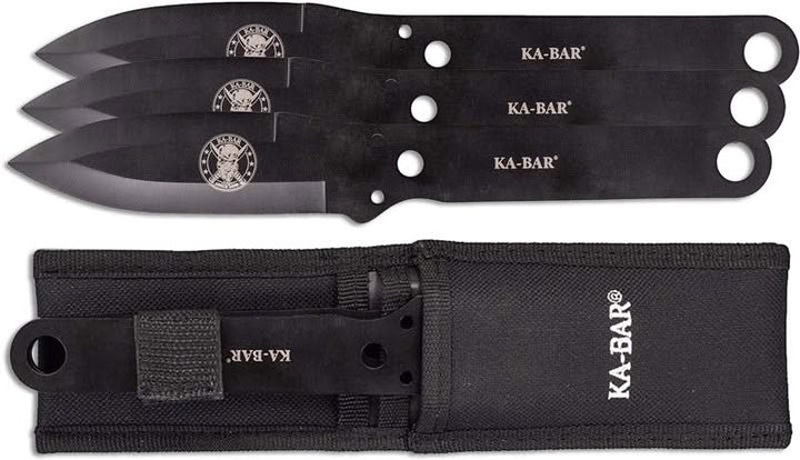 copy of Couteau militaire ou de chasse Ka-Bar 1236 Couteau Bowie avec poignée et manche en cuir -